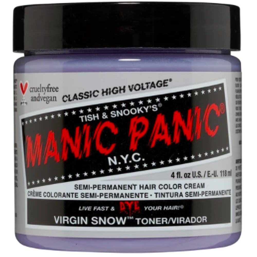 Manic Panic - Virgin Snow Classic Haarfärbemittel - Semipermanenter Haarfarbstoff - Weiß